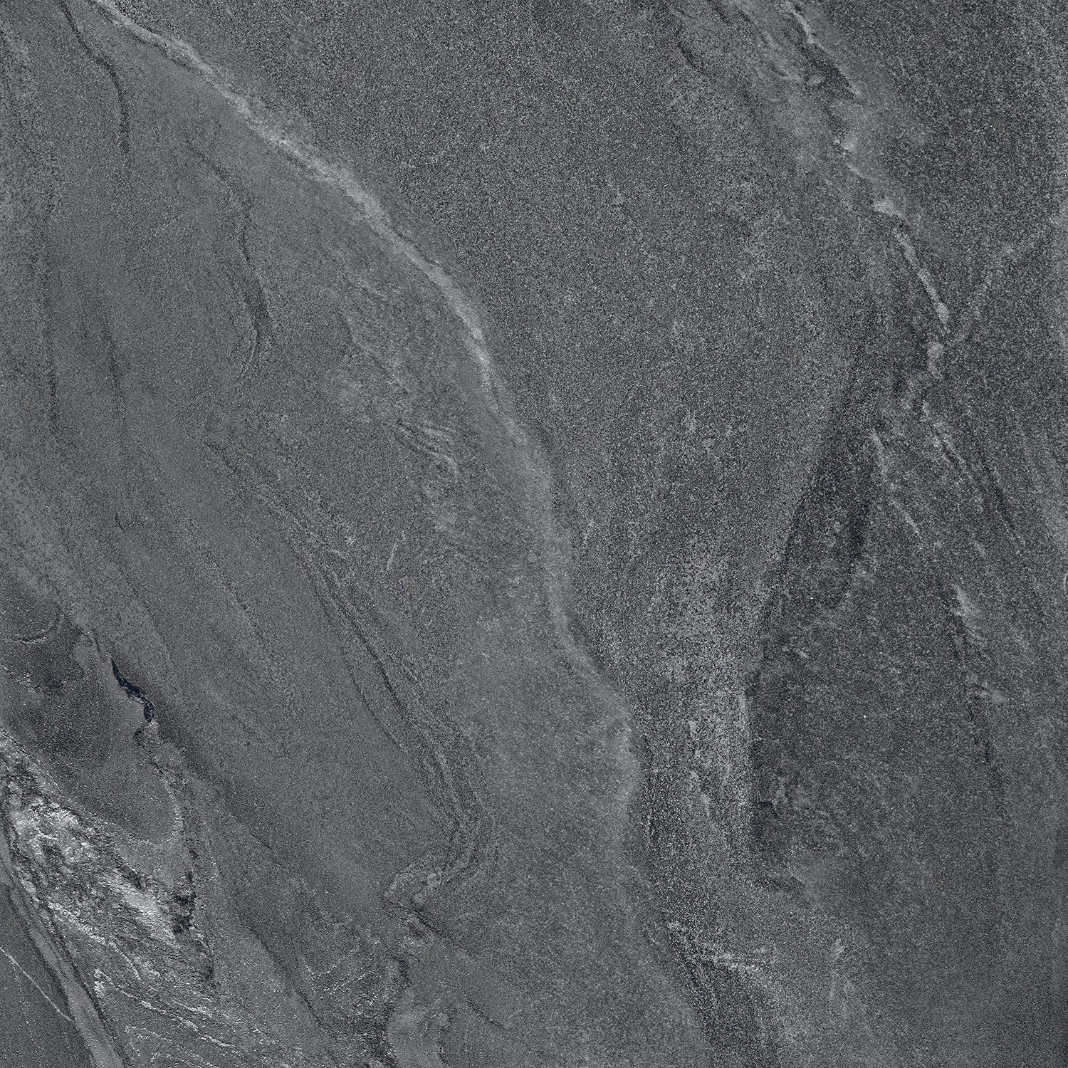 Yorkshire Nero Gloss Porcelain Wall Floor Kitchen Bathroom Tiles 60x60cm