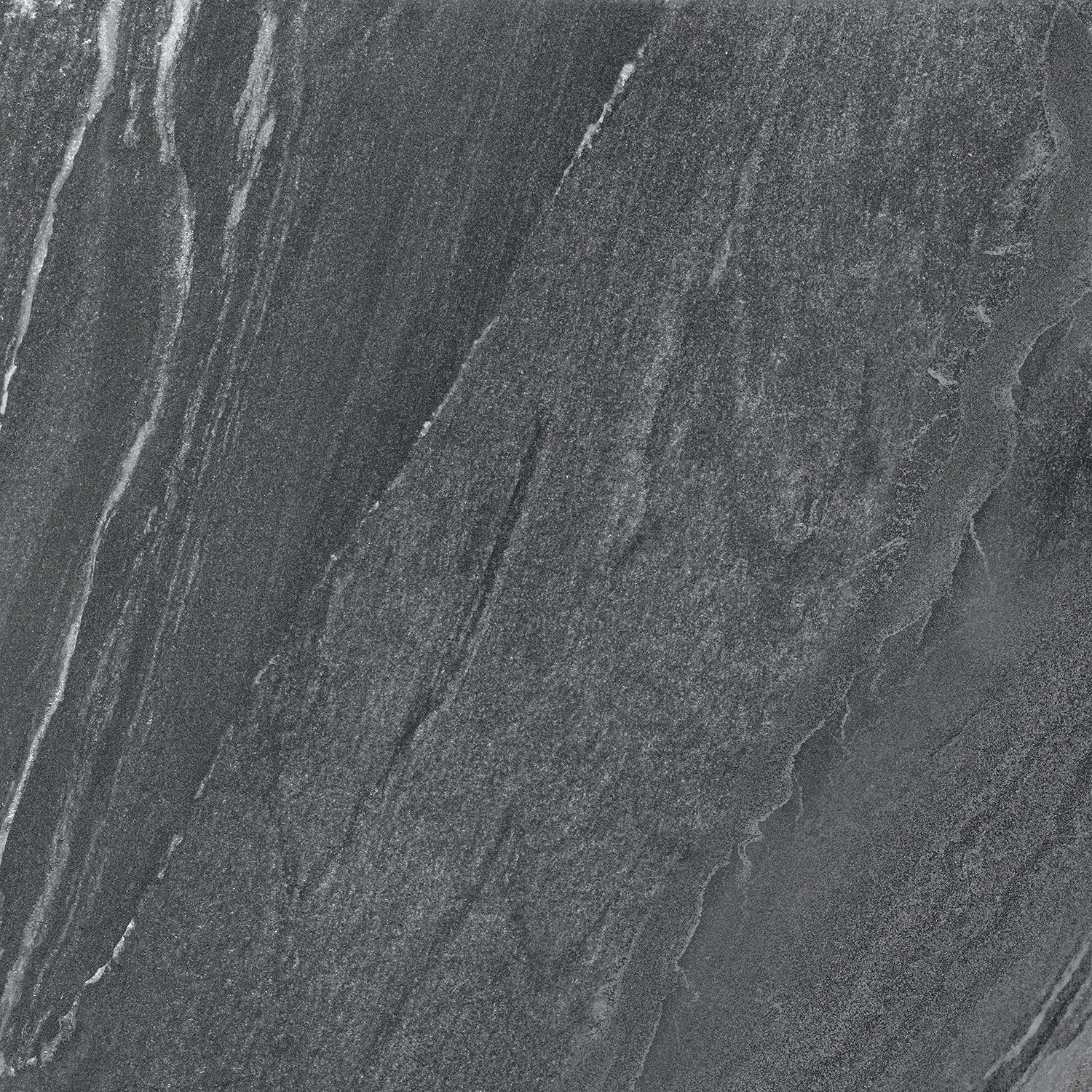 Yorkshire Nero Gloss Porcelain Wall Floor Kitchen Bathroom Tiles 60x60cm