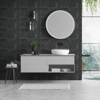 Yorkshire Anthracite Sugar Finish Stone Effect Ceramic Wall Rectified Tiles