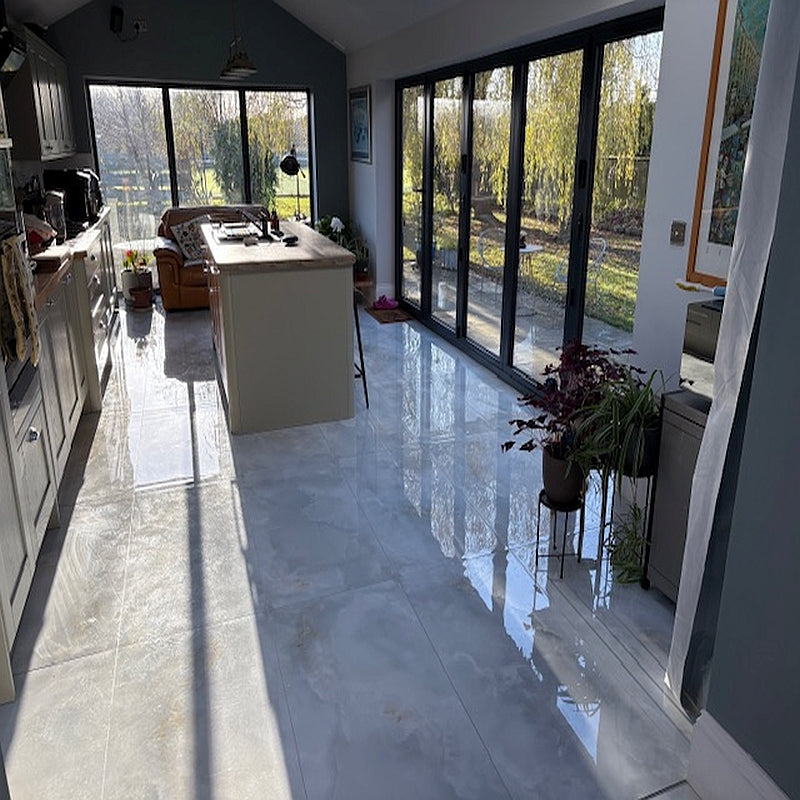 Coral Onyx Gloss Porcelain 60x120cm Wall and Floor Tiles