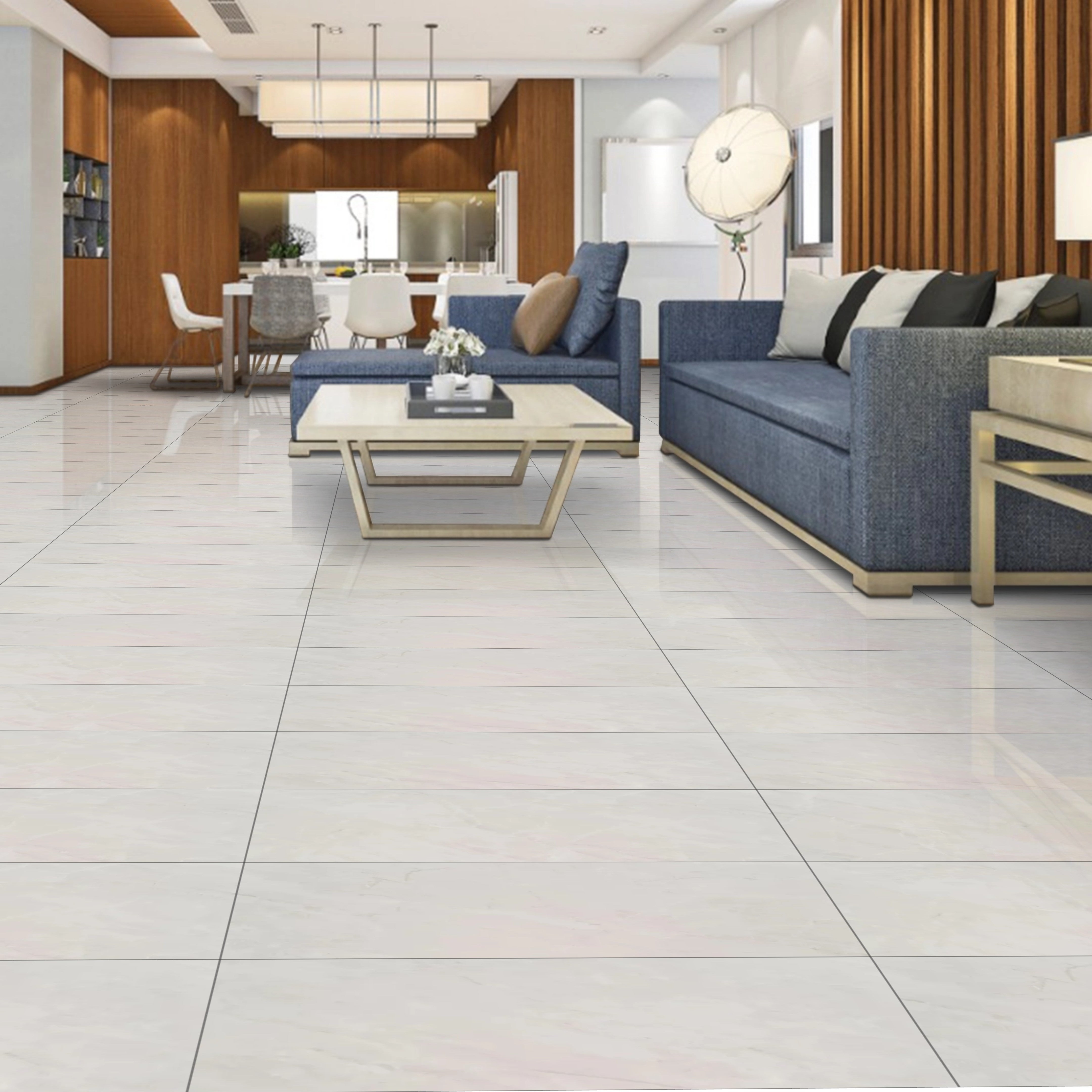 Mystic Grey Gloss Porcelain 30X60cm Wall Floor Tiles