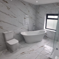 Golden Carrara Gloss Porcelain 60x120cm  Wall and Floor Tiles