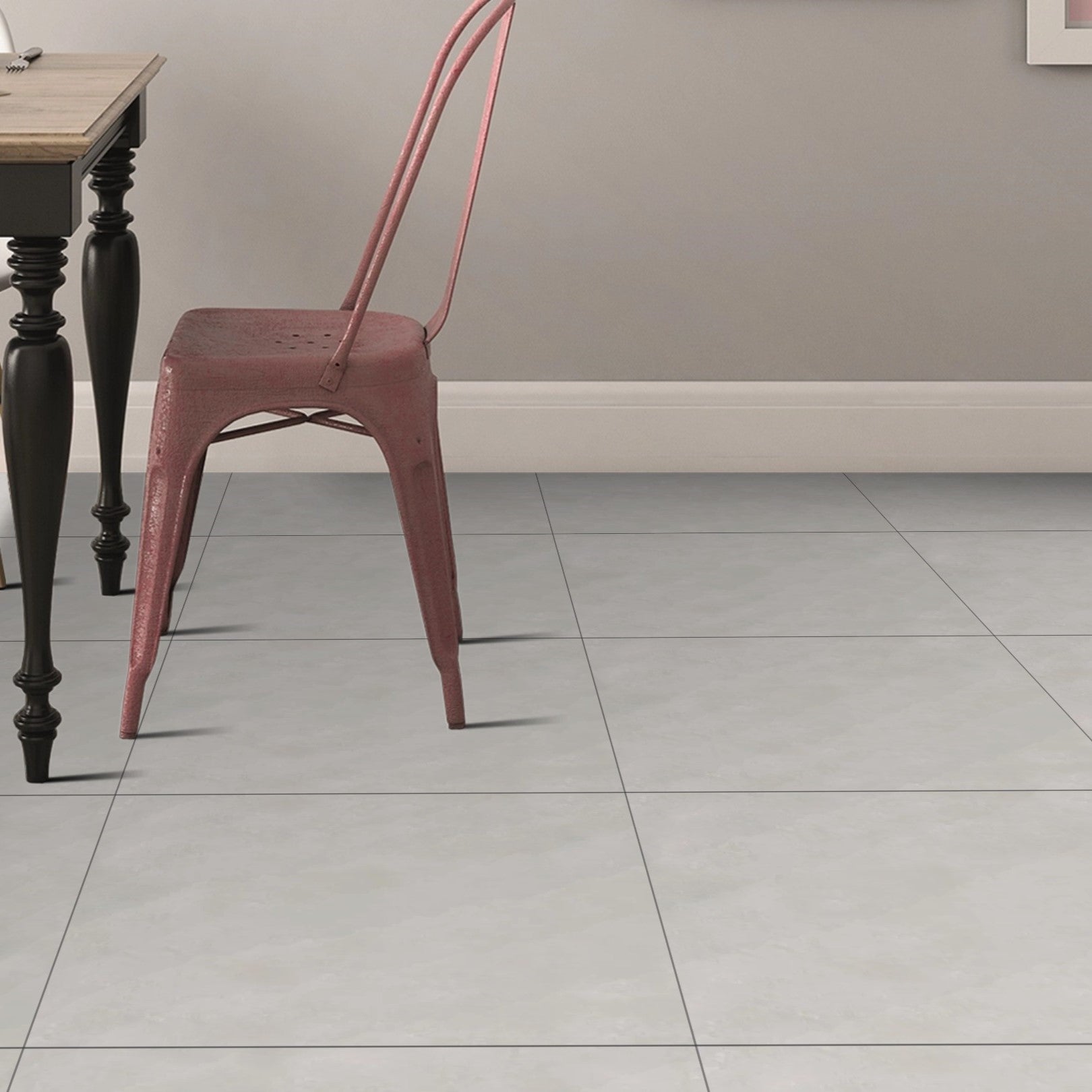 Notion Grey Concrete Effect Porcelain 60x60cm Wall And Floor Tile