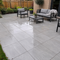 Kandla Grey Outdoor Porcelain Paving Slabs 600x600mm R11 Anti‑Slip 20mm