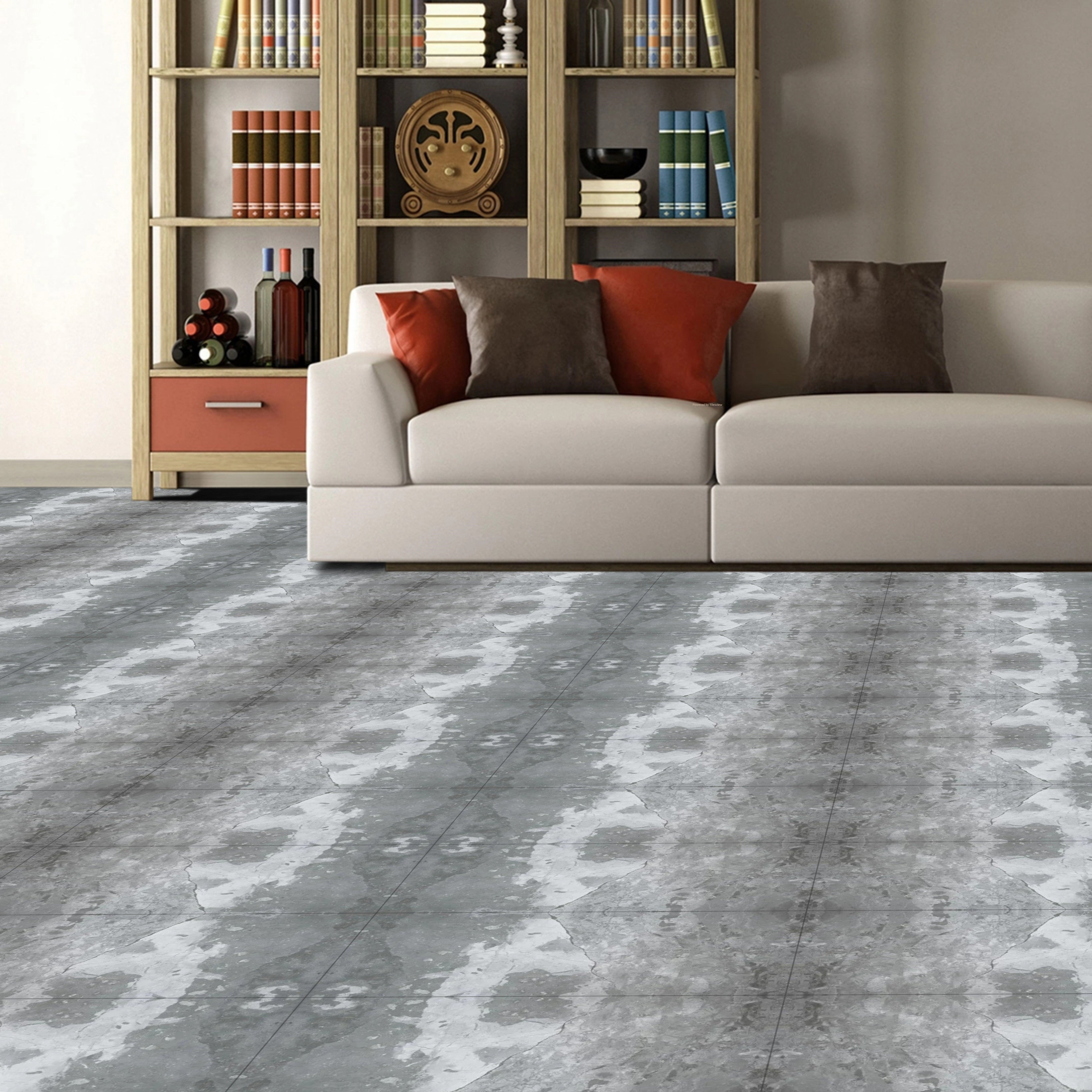 Lejana Grey Marble Matt Porcelain Wall Floor Tile 30x60cm