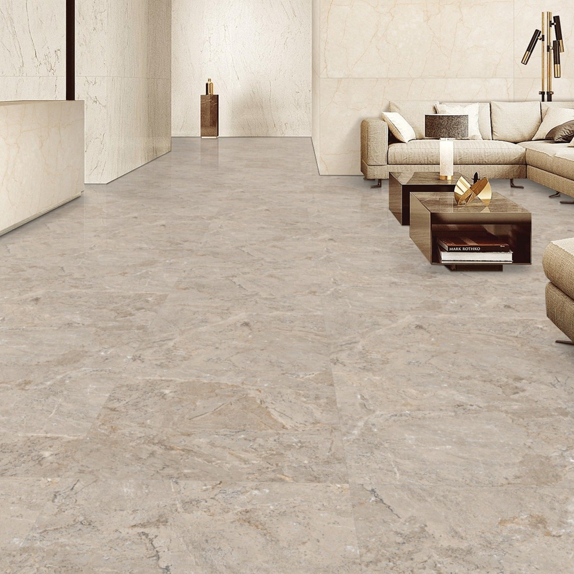 Misty Dream Grey Porcelain 60x60cm Wall And Floor Tile – Tile Topia