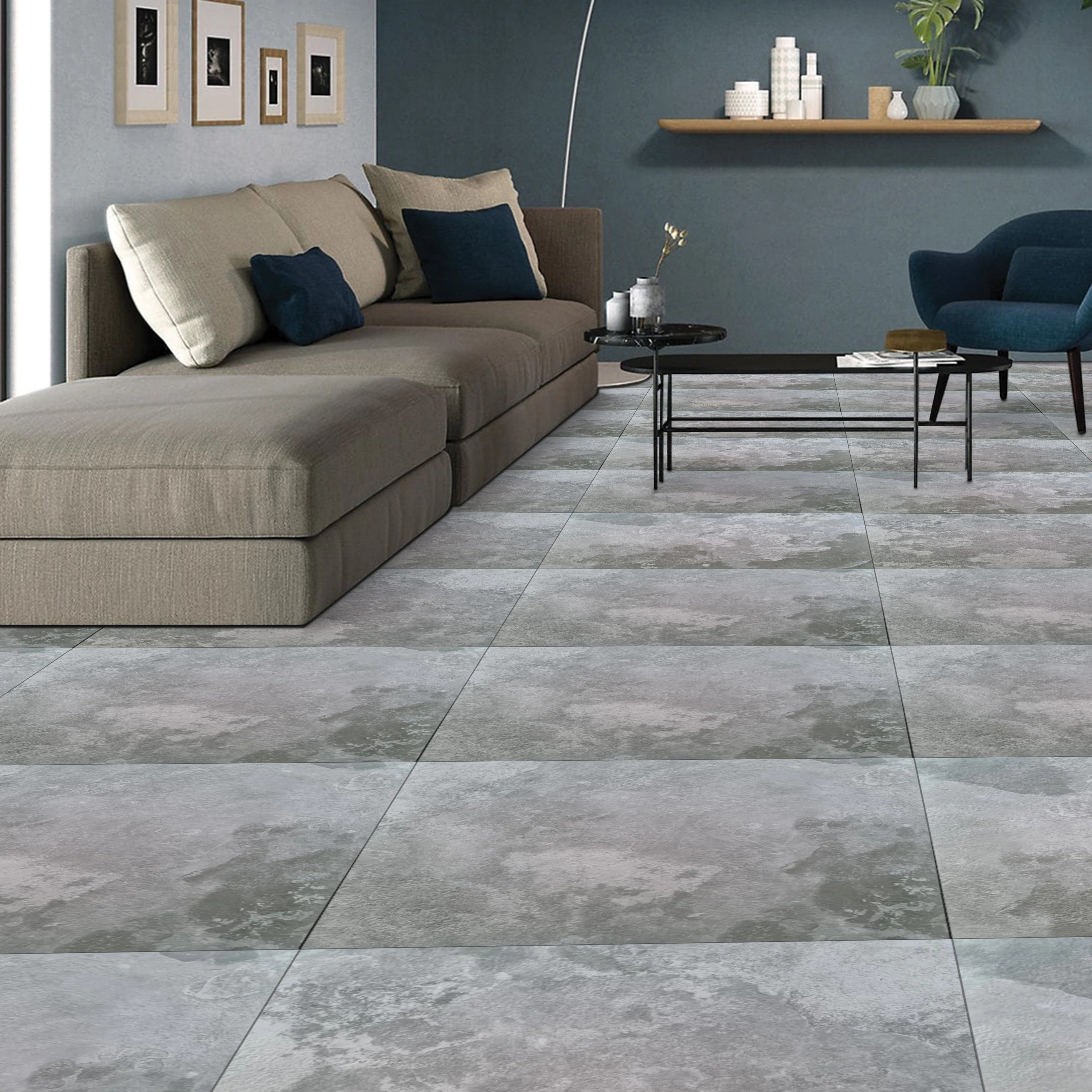 Mistwoven Ash Grey Matt Porcelain 60X60cm Residential Wall Floor Tile