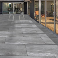 Slatestone Grey Porcelain 60x90cm Anti Slip Outdoor Parking Garden Matt Tiles