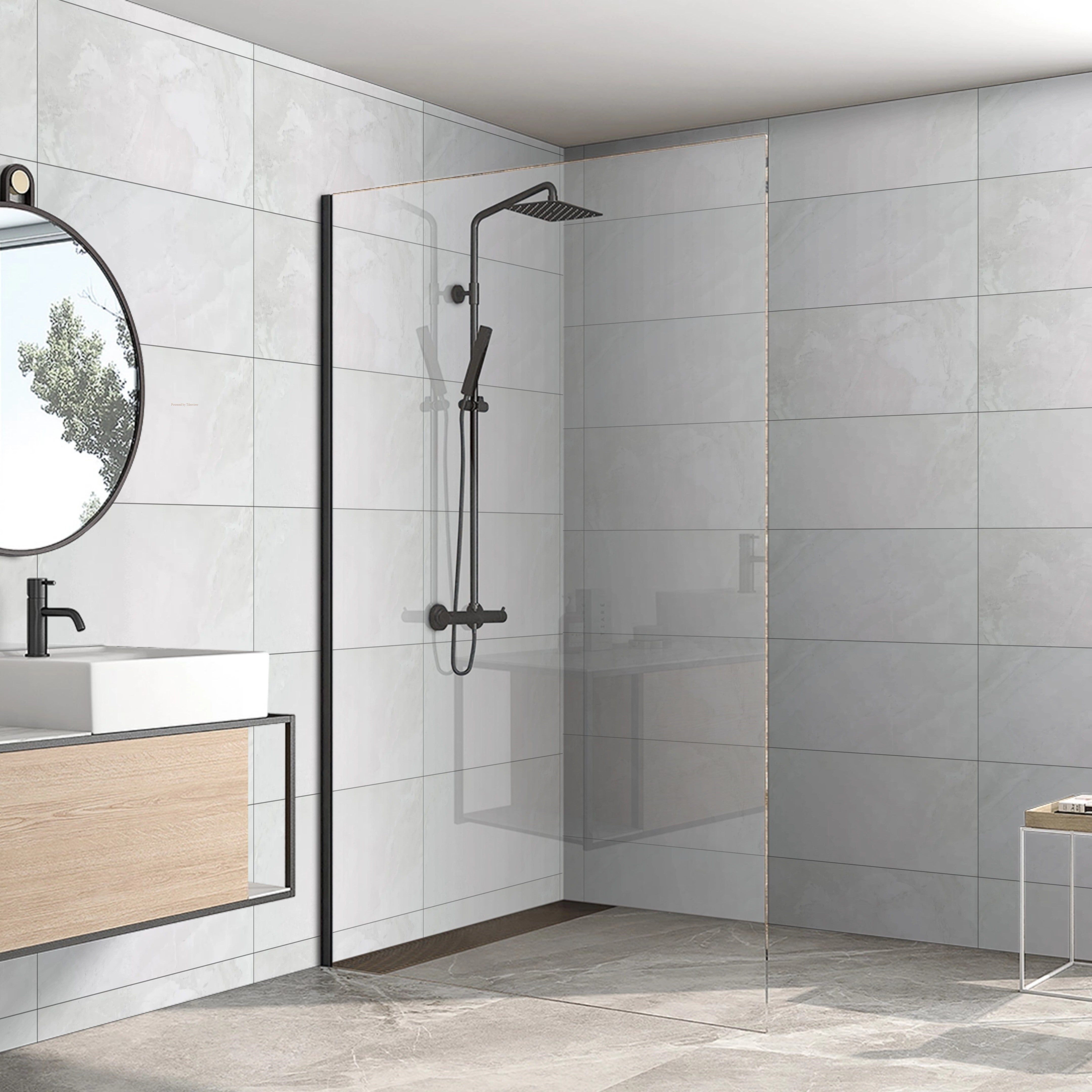 Arachno Grey Gloss Porcelain 30X60cm Wall and Floor Tiles