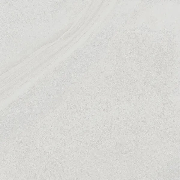 Suva White Matt Stone Effect Porcelain 33x33cm Wall and Floor Tiles