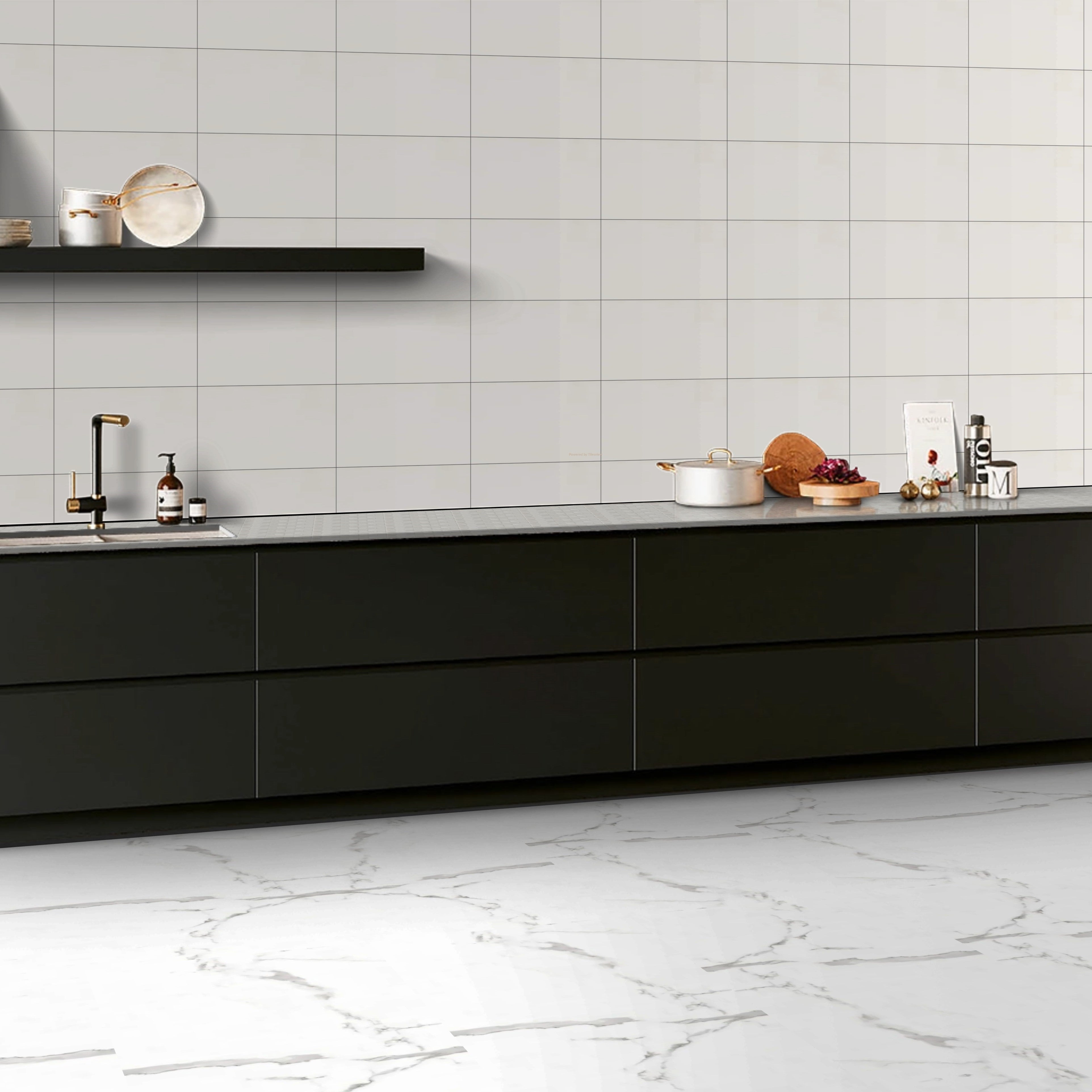 Glorious White Matt Ceramic 25x40cm Wall Tiles