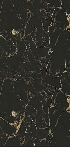 Real Blackgold Gloss Porcelain 60x120cm Wall and Floor Tiles