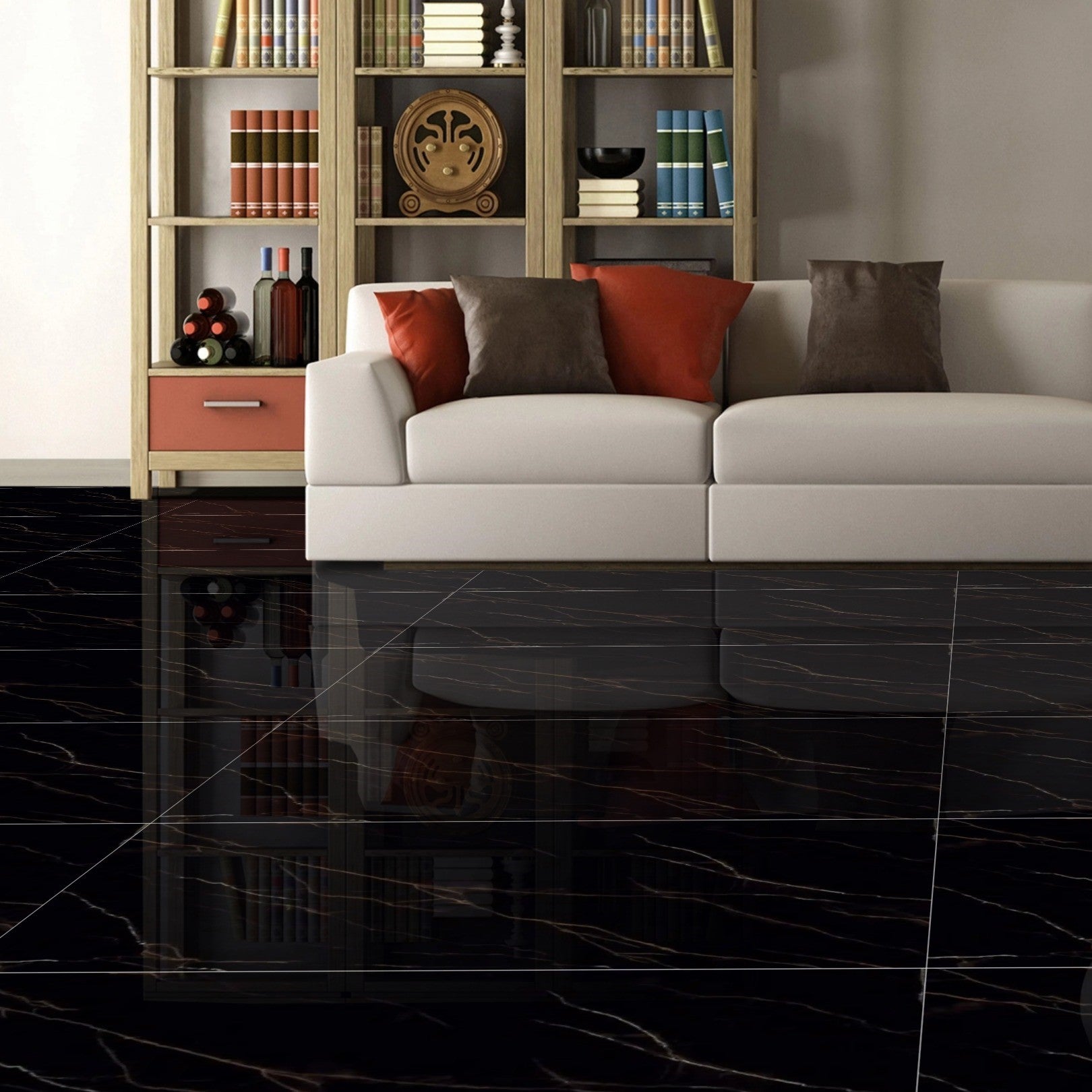 Lavish Gold High Gloss Porcelain 60x120cm Wall Floor Tiles