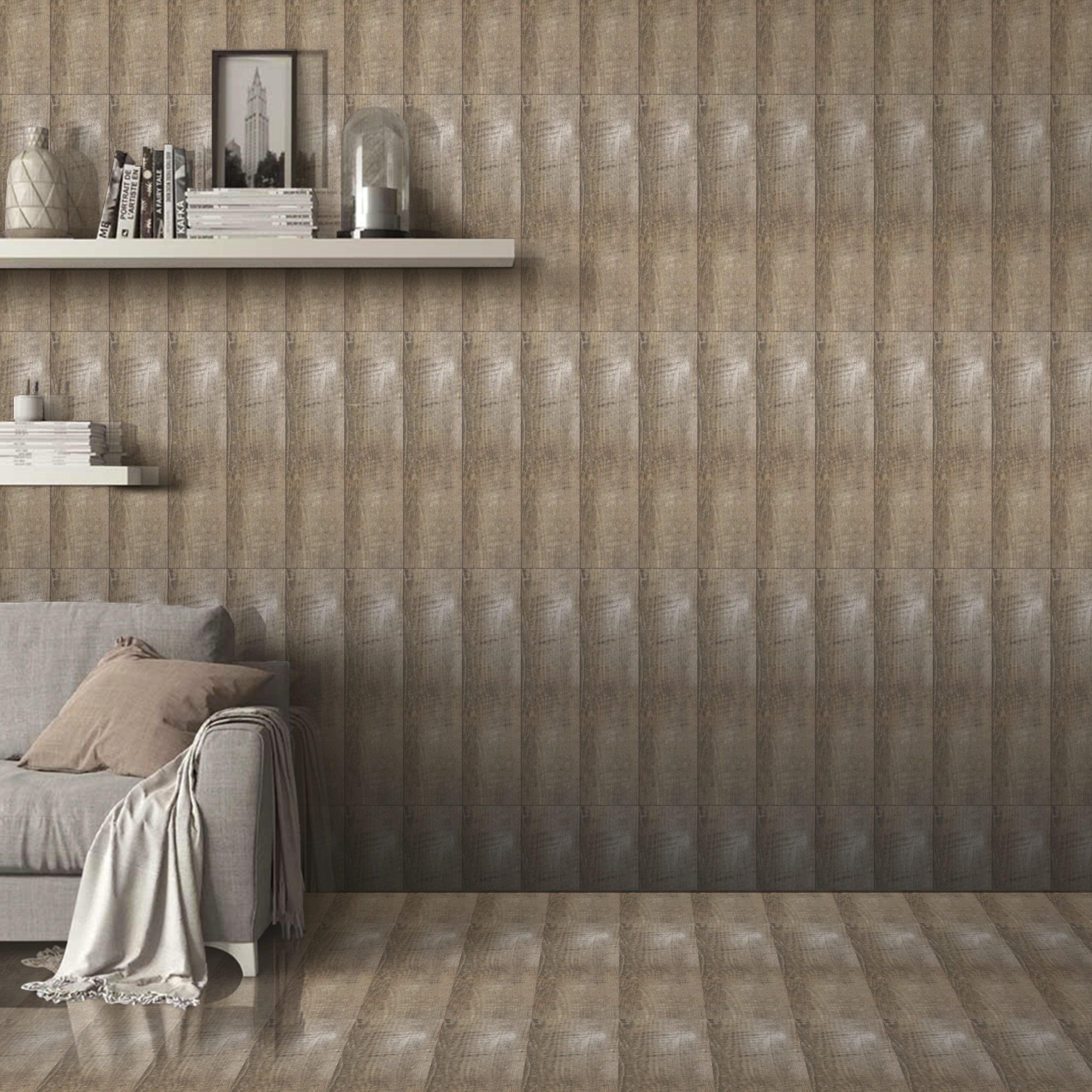 Ash Vintage Tiles 15x60cm Matt Wood Effect Porcelain Tiles