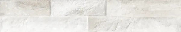 Dino White Relief Matt Natural Stone Porcelain 8x44cm Wall Floor Tiles